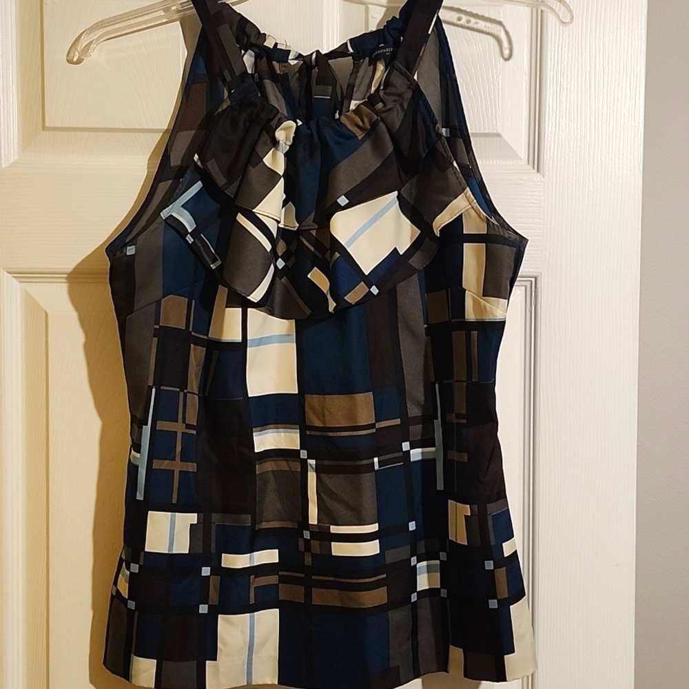 Banana Republic colorblock halter top, size Medium